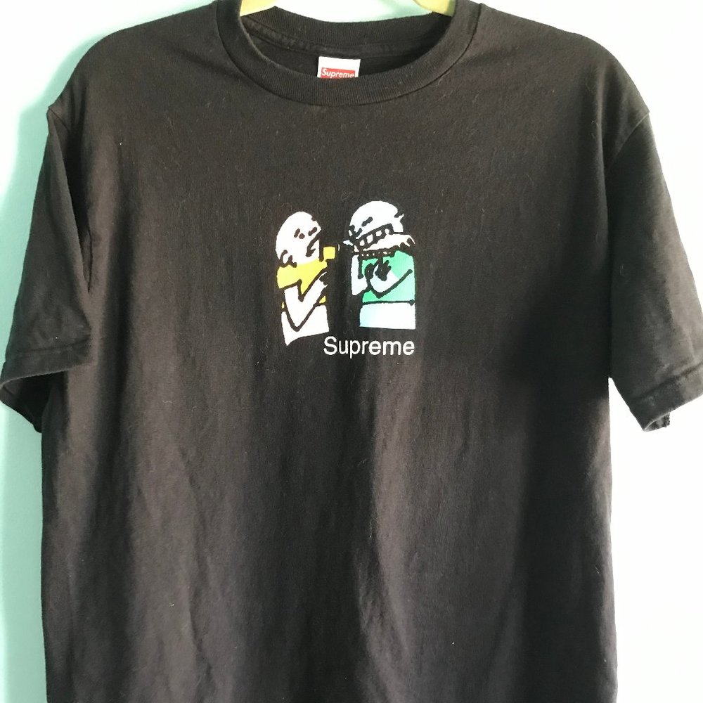 Supreme Bite Tee men's black t-shirt, size M